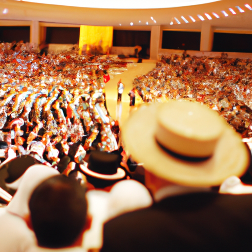 3. אירוע תרבות המתקיים באולם אירועים ירושלמי, כאשר האורחים נהנים מהאווירה ההיסטורית העשירה.